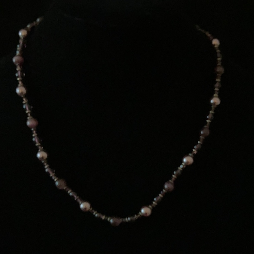 Pearl & purple cat’s eye